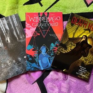 HORROR GRAPHIC NOVEL LOT- Winnebago Graveyard, Wytches, Death Head